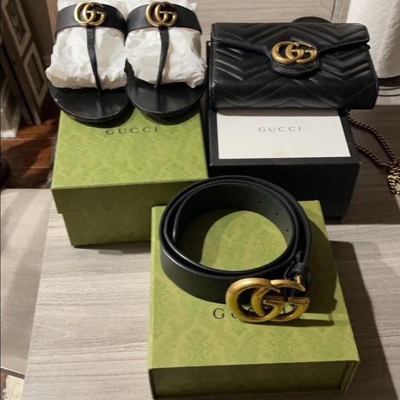 Gucci GG Marmont Matelasse Mini Bundle deal - Picture 1 of 6